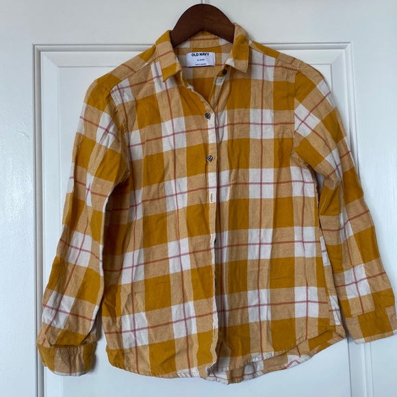 Old Navy Other - Old Navy Girl’s Plaid Button Up Shirt (Size XL 14/16)